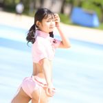 【写真特集 8枚】赤ちょこ・東條明日華、美尻見せつけのバックショットで悩殺！＜近代麻雀水着祭2022＞
