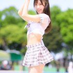 【写真特集 9枚】きみとのワンダーランド・桜田華奈、ミニスカ制服でくびれボディチラ見せ！＜近代麻雀水着祭2022＞