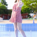 【写真特集 18枚】it's sunny・松尾美侑、夕陽に照らされた透明肌にうっとり＜近代麻雀水着祭2022＞