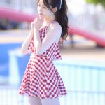 【写真特集 18枚】it's sunny・松尾美侑、夕陽に照らされた透明肌にうっとり＜近代麻雀水着祭2022＞