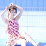 【写真特集 18枚】it's sunny・松尾美侑、夕陽に照らされた透明肌にうっとり<近代麻雀水着祭2022>