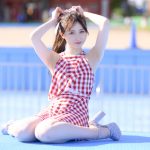 【写真特集 18枚】it's sunny・松尾美侑、夕陽に照らされた透明肌にうっとり＜近代麻雀水着祭2022＞