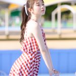 【写真特集 18枚】it's sunny・松尾美侑、夕陽に照らされた透明肌にうっとり<近代麻雀水着祭2022>
