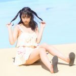 【写真特集 16枚】天使もも、胸元リボンが可愛らしい水着姿を披露