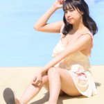 【写真特集 16枚】天使もも、胸元リボンが可愛らしい水着姿を披露