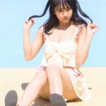 【写真特集 16枚】天使もも、胸元リボンが可愛らしい水着姿を披露