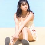 【写真特集 16枚】天使もも、胸元リボンが可愛らしい水着姿を披露