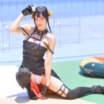 【写真特集 10枚】dela・後藤ひなの、『SPY×FAMILY』ヨル・フォージャーのコスプレで脚線美披露！＜近代麻雀水着祭2022＞