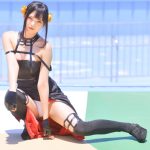 【写真特集 10枚】dela・後藤ひなの、『SPY×FAMILY』ヨル・フォージャーのコスプレで脚線美披露！＜近代麻雀水着祭2022＞