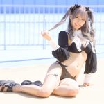 【写真特集 7枚】ネモフィラ新世界・星月夜あむ、小悪魔衣装でセクシーボディ披露＜近代麻雀水着祭2022＞