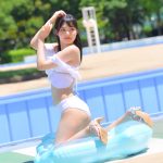 【写真特集 10枚】dela・後藤ひなの、『SPY×FAMILY』ヨル・フォージャーのコスプレで脚線美披露！＜近代麻雀水着祭2022＞