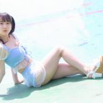 【写真 6枚】てぃあむ・柳川みあ、高めツインテール×無邪気な笑顔でキュン！＜近代麻雀水着祭2022＞