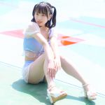 【写真 6枚】てぃあむ・柳川みあ、高めツインテール×無邪気な笑顔でキュン！＜近代麻雀水着祭2022＞