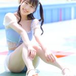 【写真 6枚】てぃあむ・柳川みあ、高めツインテール×無邪気な笑顔でキュン！＜近代麻雀水着祭2022＞
