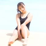 【写真特集 14枚】橘杏佳、セクシーな黒競泳水着姿を披露！＜近代麻雀水着祭2022＞