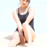 【写真特集 14枚】橘杏佳、セクシーな黒競泳水着姿を披露！＜近代麻雀水着祭2022＞