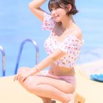 【写真特集 10枚】本田夕歩、可憐なオフショルビキニで魅せる透明肌で釘付け！＜近代麻雀水着祭2022＞