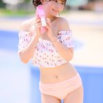 【写真特集 10枚】本田夕歩、可憐なオフショルビキニで魅せる透明肌で釘付け！＜近代麻雀水着祭2022＞