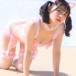 【写真特集 9枚】三田のえ、可愛すぎる猫水着姿で見せるセクシーな表情にドキドキ＜近代麻雀水着祭2022＞