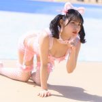 【写真特集 9枚】三田のえ、可愛すぎる猫水着姿で見せるセクシーな表情にドキドキ＜近代麻雀水着祭2022＞