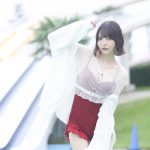 【写真特集 10枚】コスプレイヤー・ゆゆ、透け感コーデでワンピース水着姿を披露！＜近代麻雀水着祭2022＞