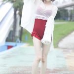 【写真特集 10枚】コスプレイヤー・ゆゆ、透け感コーデでワンピース水着姿を披露！＜近代麻雀水着祭2022＞