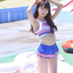 【写真特集 10枚】にゅ〜わ・桜井もも、チアガール衣装でくびれスタイル披露！＜近代麻雀水着祭2022＞