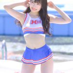 【写真特集 10枚】にゅ〜わ・桜井もも、チアガール衣装でくびれスタイル披露！＜近代麻雀水着祭2022＞