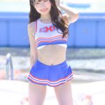 【写真特集 10枚】にゅ〜わ・桜井もも、チアガール衣装でくびれスタイル披露！＜近代麻雀水着祭2022＞