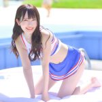 【写真特集 10枚】にゅ〜わ・桜井もも、チアガール衣装でくびれスタイル披露！＜近代麻雀水着祭2022＞