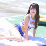 【写真特集 10枚】にゅ〜わ・桜井もも、チアガール衣装でくびれスタイル披露！＜近代麻雀水着祭2022＞