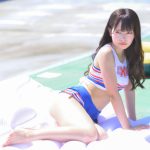 【写真特集 10枚】にゅ〜わ・桜井もも、チアガール衣装でくびれスタイル披露！＜近代麻雀水着祭2022＞