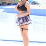 【写真特集 7枚】Aphrodite・倉澤雪乃、セクシーなメイド風水着で視線釘付け！＜近代麻雀水着祭2022＞