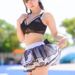 【写真特集 7枚】Aphrodite・倉澤雪乃、セクシーなメイド風水着で視線釘付け！＜近代麻雀水着祭2022＞