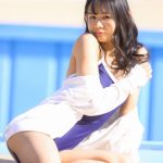 【写真特集 20枚】赤ちょこ・東條明日華、セクシーなスクール水着姿で透明肌披露！＜近代麻雀水着祭2022＞