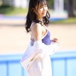 【写真特集 20枚】赤ちょこ・東條明日華、セクシーなスクール水着姿で透明肌披露！＜近代麻雀水着祭2022＞