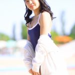 【写真特集 20枚】赤ちょこ・東條明日華、セクシーなスクール水着姿で透明肌披露！＜近代麻雀水着祭2022＞