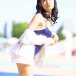 【写真特集 20枚】赤ちょこ・東條明日華、セクシーなスクール水着姿で透明肌披露！＜近代麻雀水着祭2022＞