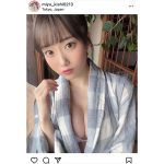 #ババババンビ・岸みゆ、ガウンから美谷間チラ見せのドキドキショット公開！