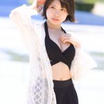 【写真特集 7枚】コスプレイヤー・柑橘もこ、美谷間のチラリズムで視線釘付け！＜近代麻雀水着祭2022＞