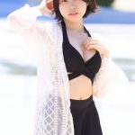 【写真特集 7枚】コスプレイヤー・柑橘もこ、美谷間のチラリズムで視線釘付け！＜近代麻雀水着祭2022＞