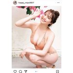 村島未悠、ふっくらバスト＆グラマラスボディで視線釘付け！