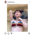 中川翔子、水面に浮かぶ美バストで視線釘付け！