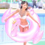 【写真特集 7枚】長澤茉里奈、ハーフツインが似合う白ビキニ姿を披露！＜近代麻雀水着祭2022＞