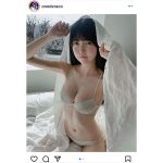 真っ白なキャンバス・小野寺梓、透明感がハンパない美バスト＆くびれボディに歓喜の声！