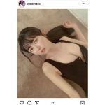 真っ白なキャンバス・小野寺梓、無防備すぎる美谷間チラ見せショットで悩殺