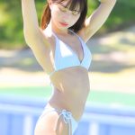 【写真特集 15枚】高坂琴水（キプリスモルホォ）、脚線美がまぶしい美プロポーション披露！＜近代麻雀水着祭2022＞