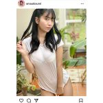 #2i2・天羽希純「ゴミ出しくらいなら・・・」、シャツから水着が透ける無防備ショット披露！