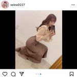 竹内星菜、スカートの中が見えちゃいそうな絶妙アングルに歓喜の声