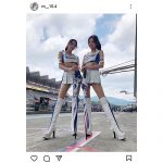 現役看護師でレースクイーンの長澤れいな、お腹見せ×絶対領域あらわなコスチューム姿を公開！